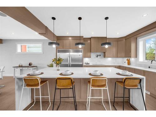 49 Rockhaven Green Nw, Calgary, AB - Indoor Photo Showing Kitchen With Stainless Steel Kitchen