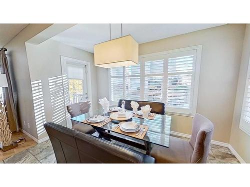 9 Prairie Springs Close Sw, Airdrie, AB - Indoor Photo Showing Dining Room