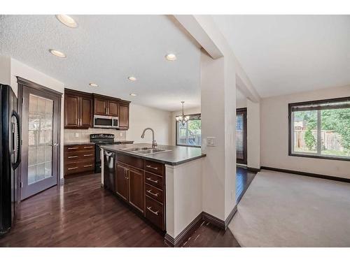 16 Kincora Hill Nw, Calgary, AB - Indoor Photo Showing Kitchen With Double Sink