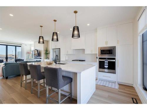 54-130 Discovery Drive Sw, Calgary, AB - Indoor Photo Showing Kitchen With Stainless Steel Kitchen With Upgraded Kitchen