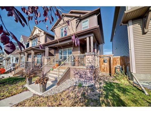 79 Auburn Meadows Gardens Se, Calgary, AB - Outdoor With Deck Patio Veranda With Facade