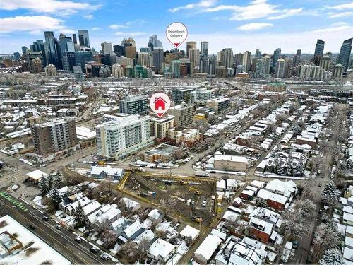 803-1110 3 Avenue Nw, Calgary, AB - Outdoor With View