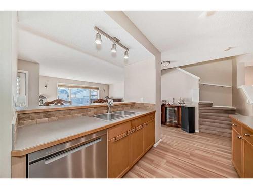 5343 Copperfield Gate Se, Calgary, AB - Indoor Photo Showing Kitchen With Double Sink