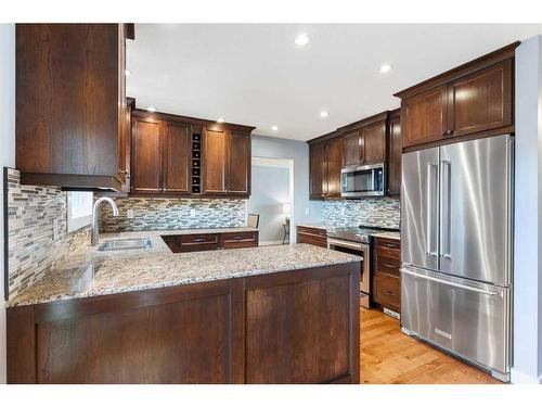 72 Beddington Circle Ne, Calgary, AB - Indoor Photo Showing Kitchen With Stainless Steel Kitchen With Double Sink With Upgraded Kitchen