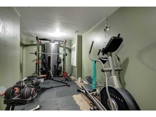 97 Cramond Close Se, Calgary, AB - Indoor Photo Showing Gym Room