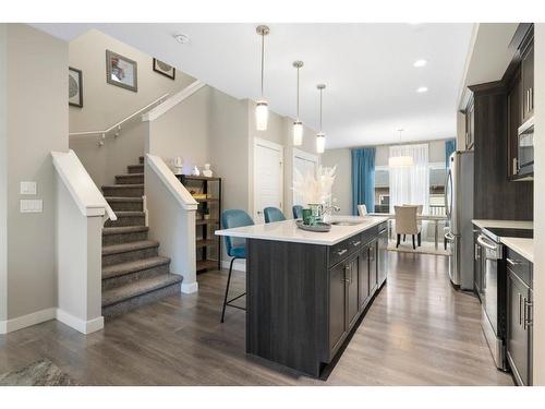 133 Evanston Hill Nw, Calgary, AB - Indoor Photo Showing Kitchen With Upgraded Kitchen