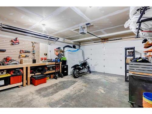 1391 Ravenscroft Way Se, Airdrie, AB - Indoor Photo Showing Garage