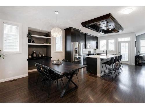 1391 Ravenscroft Way Se, Airdrie, AB - Indoor Photo Showing Dining Room