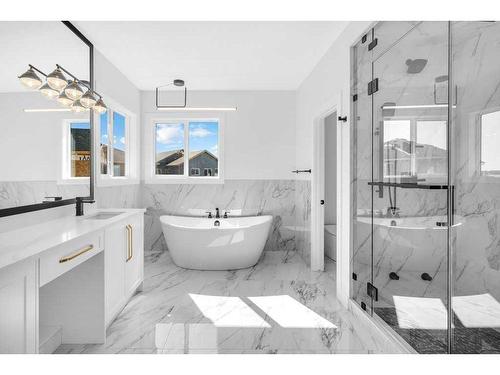 42 South Shore Bay, Chestermere, AB - Indoor Photo Showing Bathroom