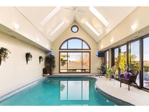 2248 9 Avenue Se, Calgary, AB - Indoor Photo Showing Other Room With In Ground Pool