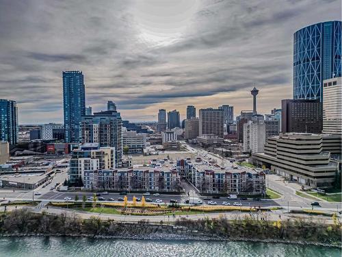 449-333 Riverfront Avenue Se, Calgary, AB - Outdoor With Body Of Water With View