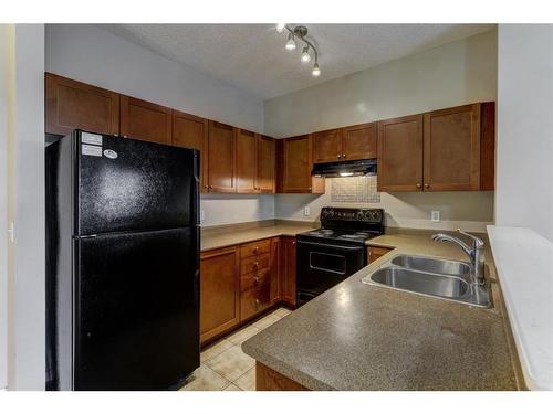 1310-1140 Taradale Drive Ne, Calgary, AB - Indoor Photo Showing Kitchen With Double Sink