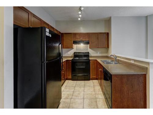 1310-1140 Taradale Drive Ne, Calgary, AB - Indoor Photo Showing Kitchen With Double Sink