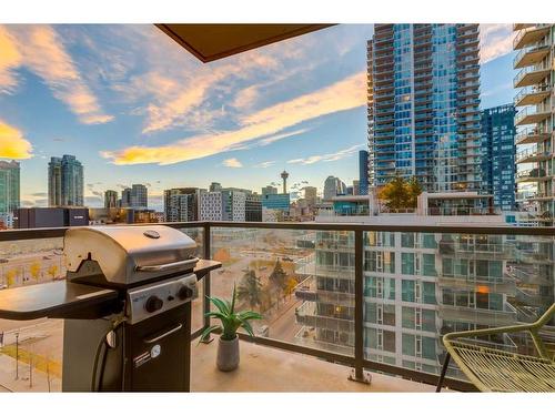 904-550 Riverfront Avenue Se, Calgary, AB - Outdoor With Balcony