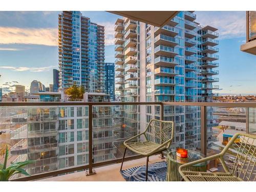 904-550 Riverfront Avenue Se, Calgary, AB - Outdoor With Balcony