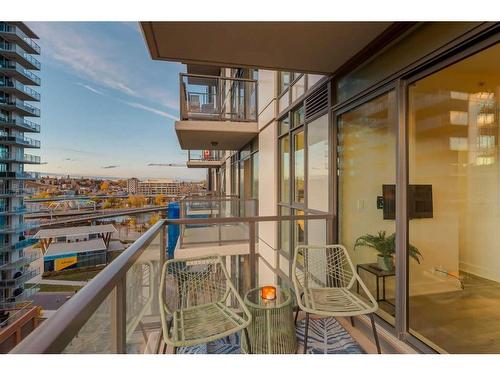 904-550 Riverfront Avenue Se, Calgary, AB - Outdoor With Balcony With Exterior