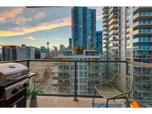 904-550 Riverfront Avenue Se, Calgary, AB - Outdoor With Balcony