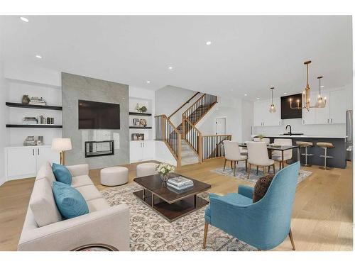 1-1927 27 Street Sw, Calgary, AB - Indoor Photo Showing Living Room