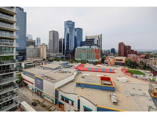 1407-128 2 Street Sw, Calgary, AB - Outdoor With Balcony With View