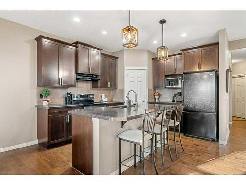 32 St Moritz Terrace Sw, Calgary, AB - Indoor Photo Showing Kitchen With Stainless Steel Kitchen With Upgraded Kitchen