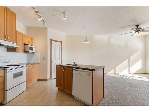 230-1920 14 Avenue Ne, Calgary, AB - Indoor Photo Showing Kitchen With Double Sink