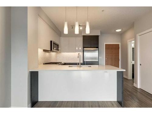 1313-95 Burma Star Road Sw, Calgary, AB - Indoor Photo Showing Kitchen With Upgraded Kitchen