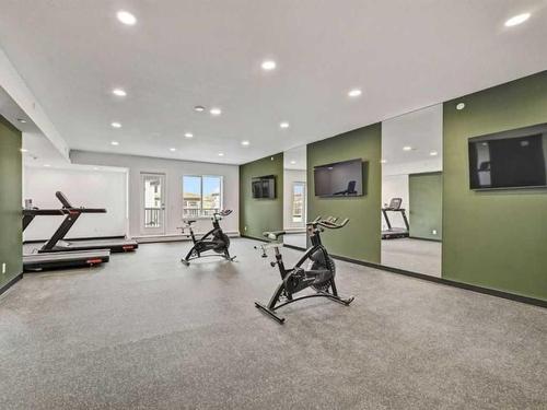 4214-111 Wolf Creek Drive Se Drive Se, Calgary, AB - Indoor Photo Showing Gym Room