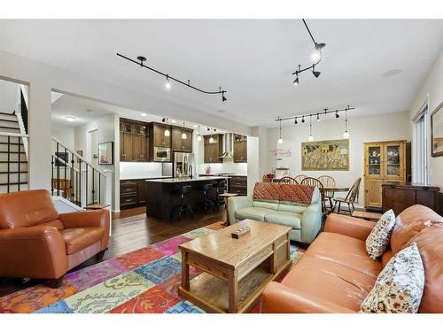 117 Auburn Meadows Crescent Se, Calgary, AB - Indoor Photo Showing Living Room