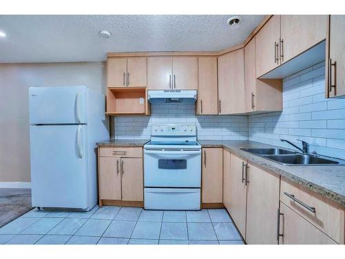 379 Whitman Place Ne, Calgary, AB - Indoor Photo Showing Kitchen With Double Sink