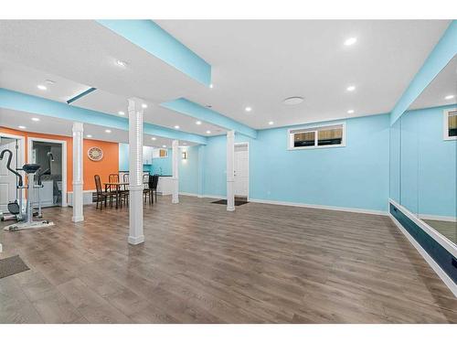 201 Aspenmere Way, Chestermere, AB - Indoor Photo Showing Gym Room