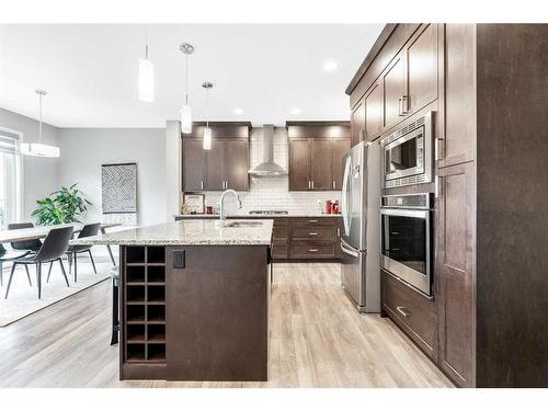 28 Walgrove Landing Se, Calgary, AB - Indoor Photo Showing Kitchen With Stainless Steel Kitchen With Upgraded Kitchen