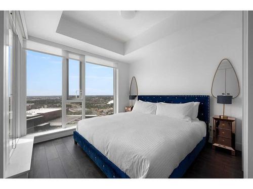 2802-1188 3 Street Se, Calgary, AB - Indoor Photo Showing Bedroom