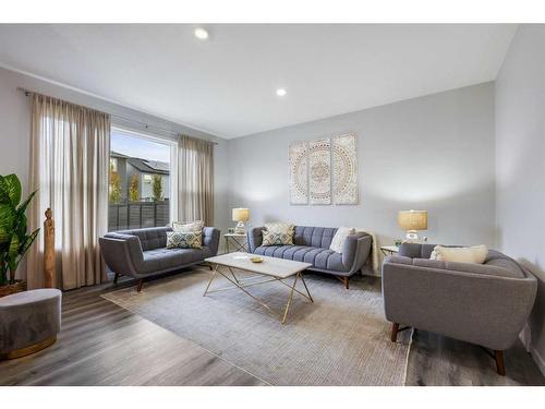 70 Seton Road Se, Calgary, AB - Indoor Photo Showing Living Room