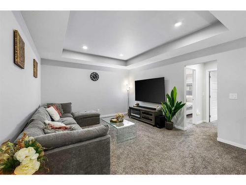 70 Seton Road Se, Calgary, AB - Indoor Photo Showing Living Room