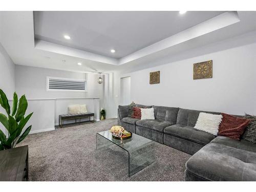 70 Seton Road Se, Calgary, AB - Indoor Photo Showing Living Room