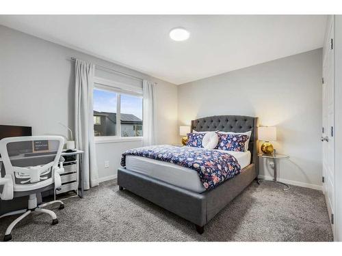 70 Seton Road Se, Calgary, AB - Indoor Photo Showing Bedroom