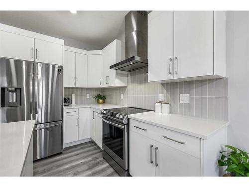 70 Seton Road Se, Calgary, AB - Indoor Photo Showing Kitchen With Stainless Steel Kitchen With Upgraded Kitchen