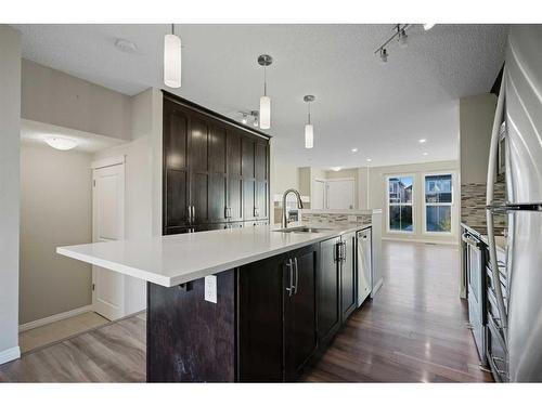 176 Auburn Meadows Boulevard Se, Calgary, AB - Indoor Photo Showing Kitchen With Upgraded Kitchen