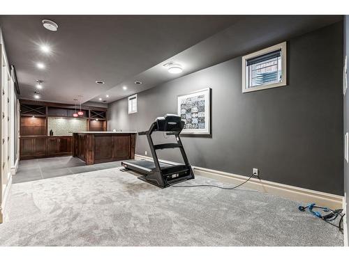 2532 3 Avenue Nw, Calgary, AB - Indoor Photo Showing Gym Room