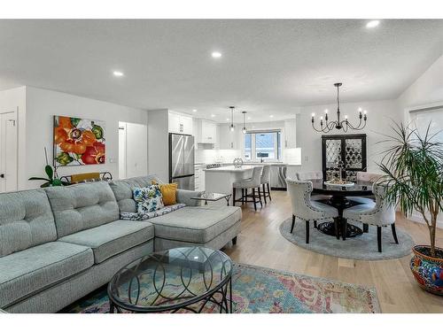 103 Woodpark Place Sw, Calgary, AB - Indoor Photo Showing Living Room