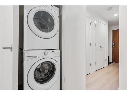 502-118 Waterfront Court Sw, Calgary, AB - Indoor Photo Showing Laundry Room