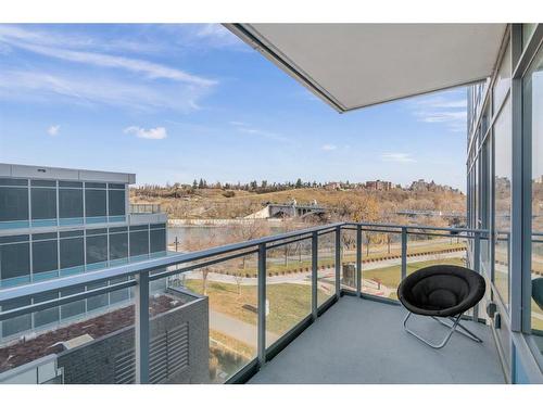 502-118 Waterfront Court Sw, Calgary, AB - Outdoor With Balcony With Exterior