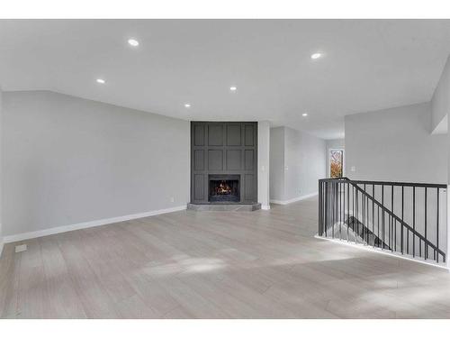 5824 Temple Drive Ne, Calgary, AB - Indoor With Fireplace