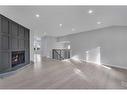 5824 Temple Drive Ne, Calgary, AB  - Indoor Photo Showing Living Room With Fireplace 