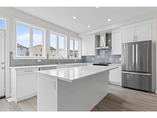 397 Cornerbrook Road Ne, Calgary, AB - Indoor Photo Showing Kitchen With Upgraded Kitchen