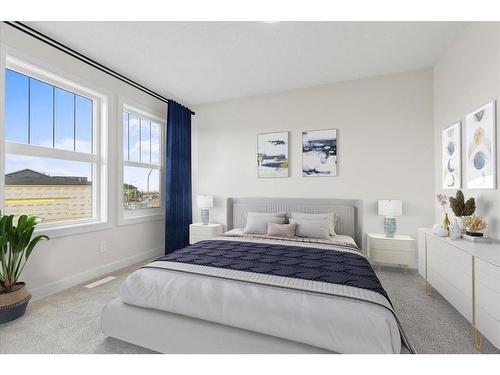 397 Cornerbrook Road Ne, Calgary, AB - Indoor Photo Showing Bedroom