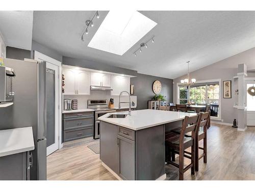 176 Chaparral Crescent Se, Calgary, AB - Indoor Photo Showing Kitchen With Upgraded Kitchen