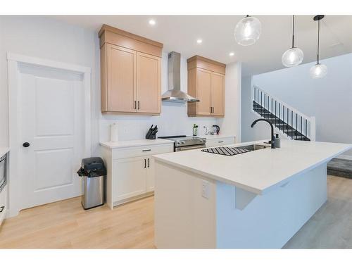 153 Cranbrook Cove Se, Calgary, AB - Indoor Photo Showing Kitchen