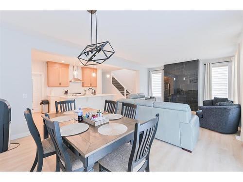 153 Cranbrook Cove Se, Calgary, AB - Indoor Photo Showing Dining Room