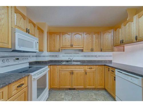 182 Riverview Point Se, Calgary, AB - Indoor Photo Showing Kitchen With Double Sink